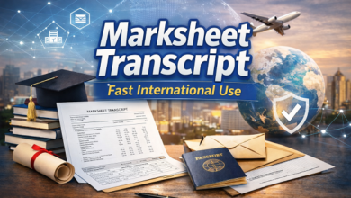 Marksheet Transcript