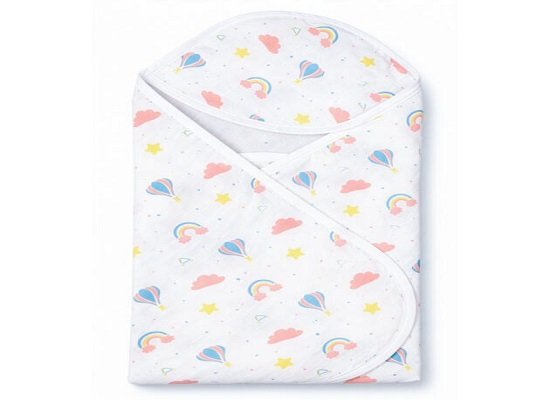 Hooded Muslin Baby Towels
