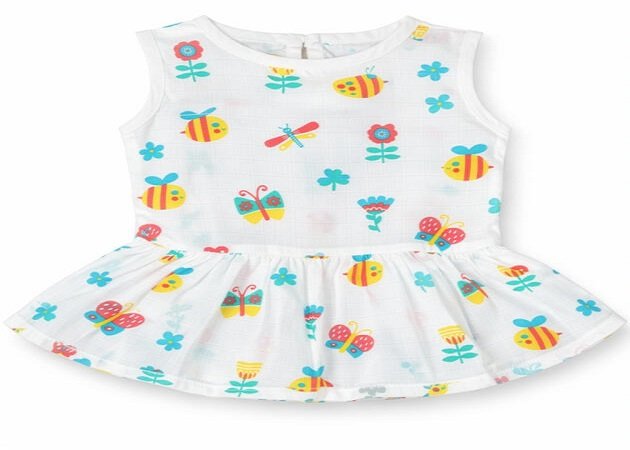 Muslin Frock for Baby Girls
