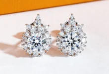 Moissanite Earring Studs